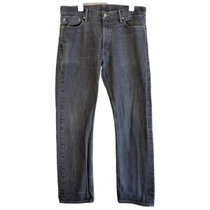 Levi’s 514 Straight Fit Jeans Men’s 36x34 Gray Washed Denim Classic